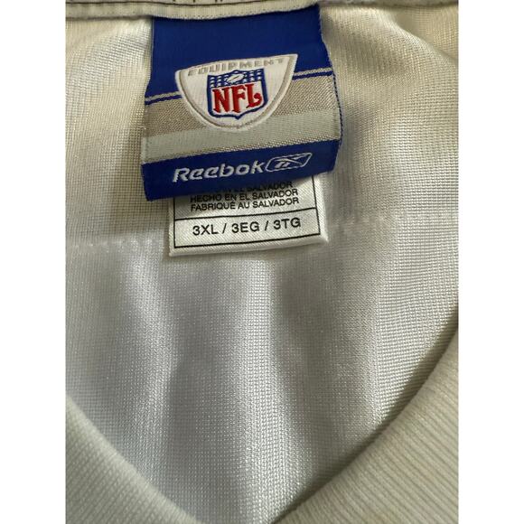 Vintage 2000s Reebok New York Jets Jonathan Vilma Jersey 3XL no. 51 white - Picture 4 of 6